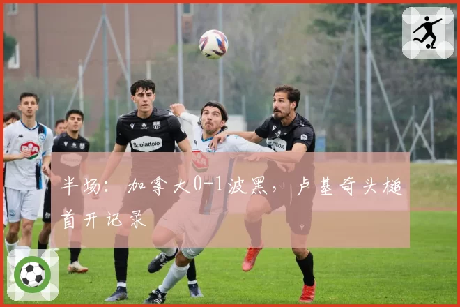 半场：加拿大0-1波黑，卢基奇头槌首开记录